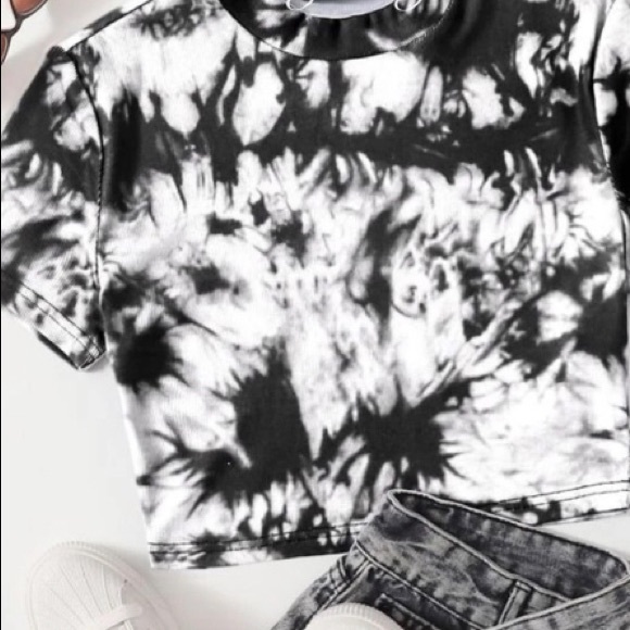 Tie Dye Crop Top - Picture 1 of 3